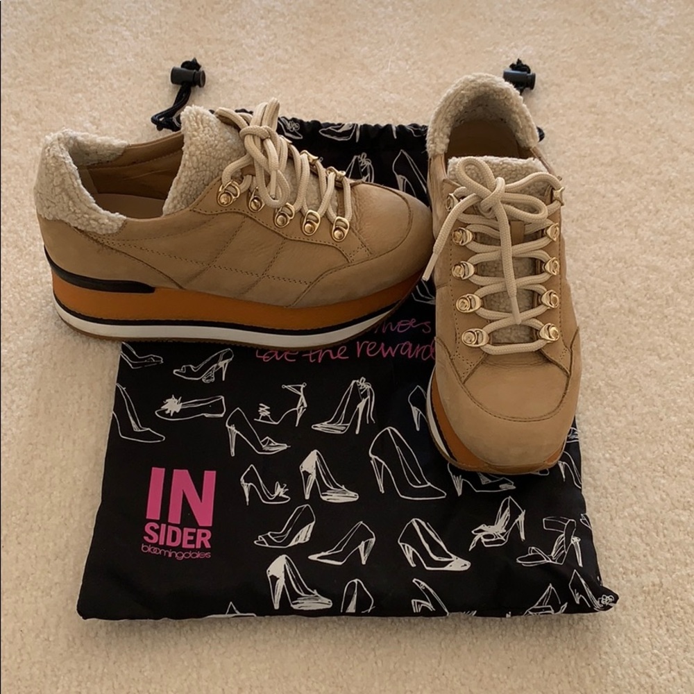 Platform Shearling Hogan Sneakers